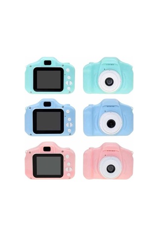 Çocuklara - 155 - Özel Fotoğraf Ve Video Çeken Mini Çok Renkli - Smglobal - Fotoğraf Makinesi