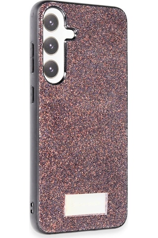 Onegif Samsung Galaxy Uyumlu A05s Bright Simli Kapak Derin Mor
