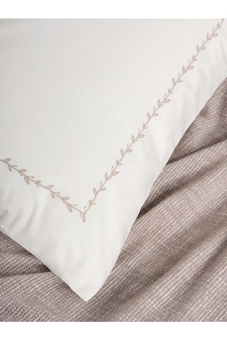 Cotton Box Embrova Şönil Çift Kişilik Yatak Örtüsü/pike Takımı Loom Bej Çok Renkli