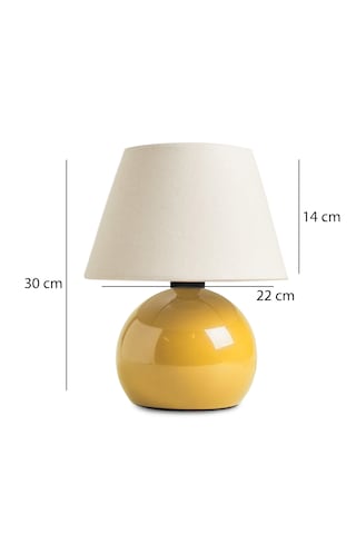 Homing Carpi Sarı Küre Abajur 241820 Krem