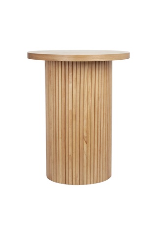 Leonora Bohem Ahşap Yan Sehpa Naturel