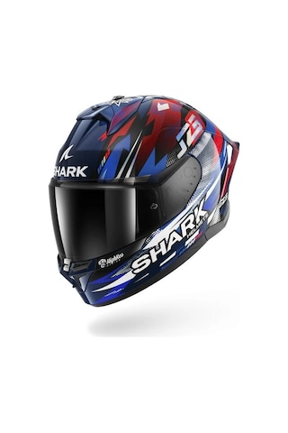 Skwal Cup Zarco Gp Kapalı Kask Siyah Vizörlü Artı Şeffaf Vizör Çok Renkli