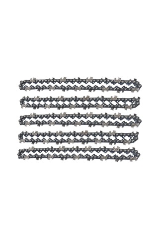 Ximistore9 5 Adet 6 İnç Karbon Çelik Mini Testere Zinciri - 37 Bölümden Oluşan Taşınabilir Değişim Aksesuarı