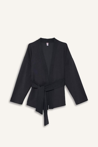 Defacto Modal Kimono Ceket-fall İn Love Loungewear G0003ax25wnar210 Antrasit