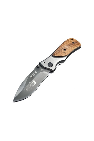 Diğer Tekinhediyelik Buck - X35 Mini Ahşap Kabze Kamp Çakı 15 cm Kahverengi
