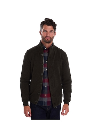 Barbour Patch Zip Through Hırka Gn73 Seaweed Kahverengi