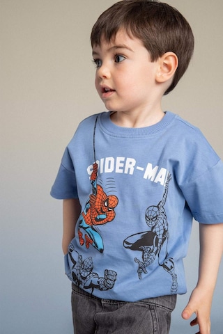 Defacto Marvel Spıderman Tişört Erkek Bebek G9908a526smbe105 Mavi-be105