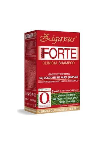 Zigavus Forte Ultra Clinical Yağlı Saçlar için Şampuan 300 ML