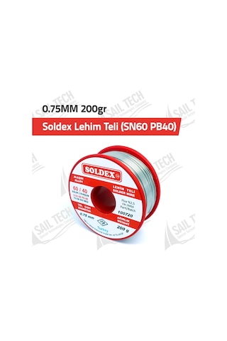 Soldex Lehim Teli 0.75Mm 200Gr Sn60 Pb40