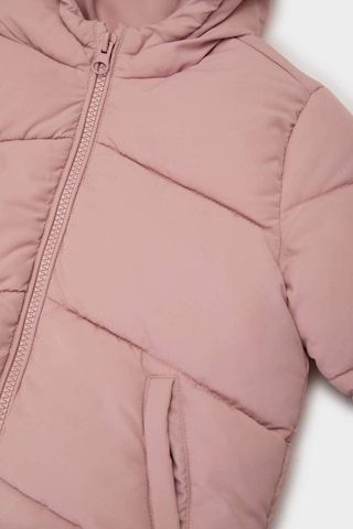 Defacto Kız Bebek Rüzgar Geçirmez Su İtici Kapüşonlu Şişme Mont E7360a525aubr86 Pembe