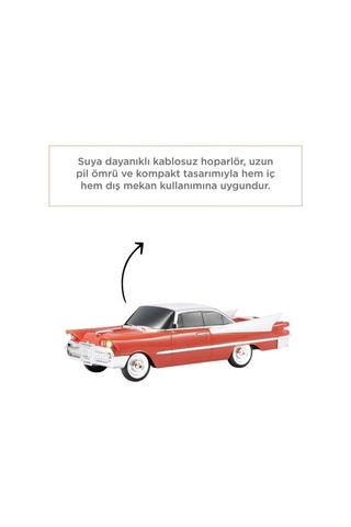Torima D89 Klasik Araba Tasarımlı Bluetooth Hoparlör Turuncu