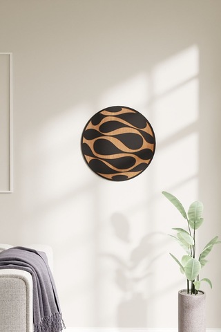 Dekoratif 3d Modern Ahşap Yuvarlak Tablo