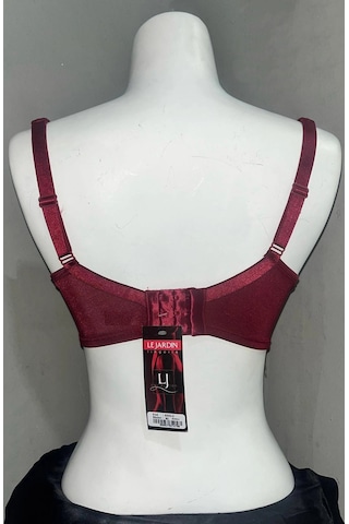 Le Jardin Kadın Tüllü Toparlayıcı Soft Cup Bordo Sütyen