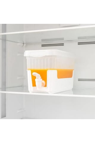 Güncelçarşı Musluklu Ve Ayaklı Buzdolabı Sebili, Su Sebili, Limonata, Portakal Suyu, Piknik, Balkon, Seyyar Masa Sebili, 4 Litre