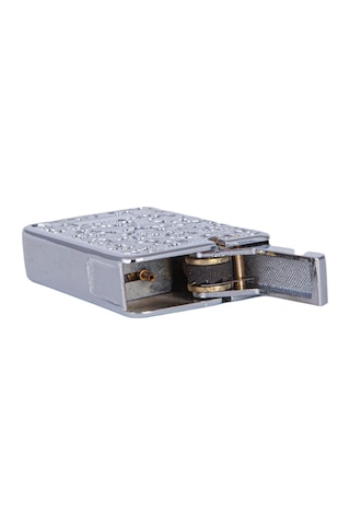 Soft Flame Gümüş Desenli Metal Çakmak