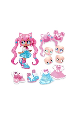 Animakii Bebek Ve Aksesuar Seti - School Girl Ve Magical Girl