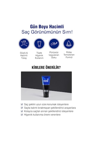 Hijyenik Kullanım Sunan Kalıntı Bırakmayan Ultra Güçlü Dashu Play 3d Extreme Holding Tube Wax 200ml