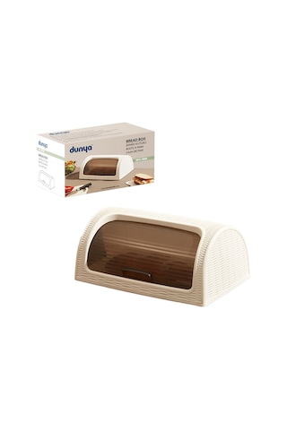 Sürgülü Kapak Ekmek Dolabı 420x274x180 Mm Beyaz Çok Renkli
