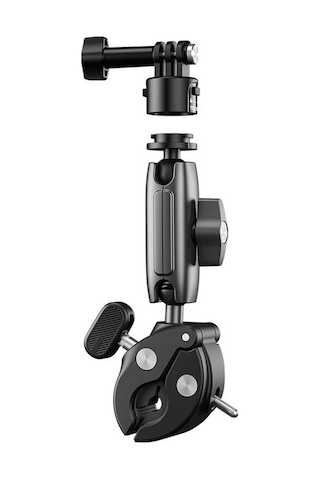 Ayex Crab Claw Clamp Mount Telesin S3-hbm-01 Aksiyon Kamera Kelepçe Aparatı Gopro Djı İle Uyumlu