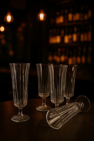 Kahve Yanı Sunum Bardağı 6 Lı Set 60 Ml Şık Espresso & Su Bardağı Şeffaf