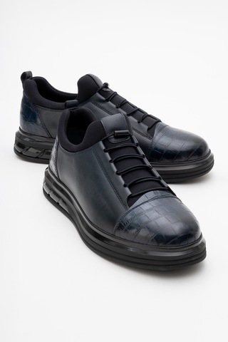 Dericlub Erkek Comfort Casual Ayakkabı Gerçek Deri Cr 2045 Croko Laci