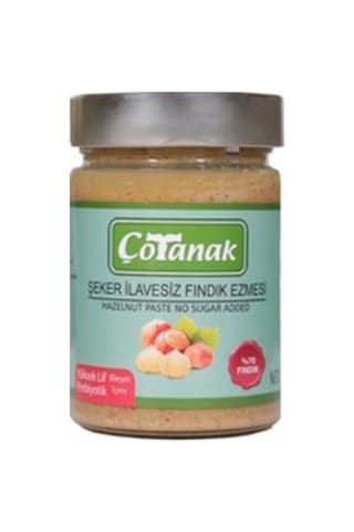 Çotanak Şeker İlavesiz Fındık Ezmesi 300 G Çotanak Şeker İlavesiz Fındık Ezmesi 300 G