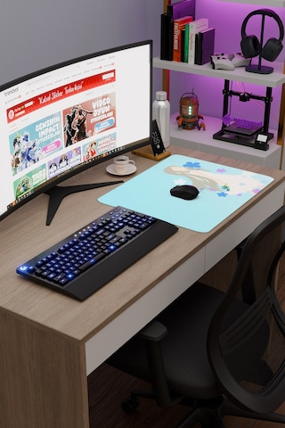 Anohana Anime V3 - 48x40 Xl Gaming Kauçuk Kaymaz Taban Mouse Pad Fare Altlığı