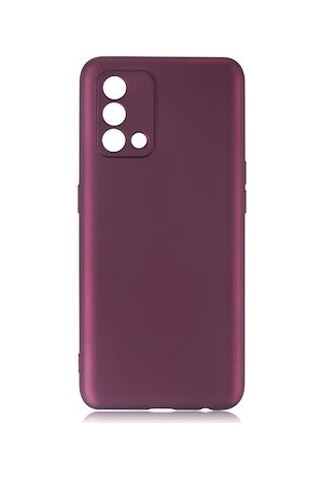 Oppo A74 4g Kılıf Esnek Yapılı İnce Slim Silikon Kapak Ryc/premier Bordo