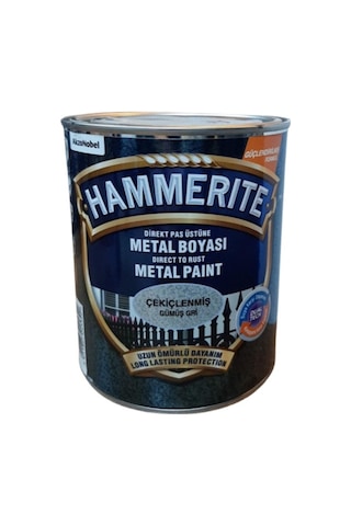 Marshall Hammerıte Metal Boyası Çekiçlenmiş 0,75 Lt Gümüş Gri Marshall Hammerıte Metal Boyası Çekiçlenmiş 0,75 Lt Gümüş Gri