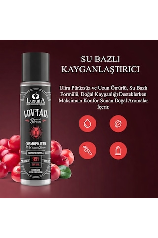 İntimateline Luxuria Lovtail Cosmopolitan Aromalı 60 Ml Kayganlaştırıcı Jel