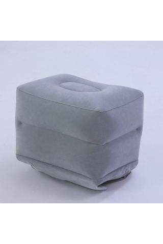 Pazly Şişirilebilir Uçak Ayak Dayanağı - Yükseklik Ayarlanabilir, Aşınmaya Dayanıklı, Süper Yumuşak, Seyahat İçin Genişletici Mavi