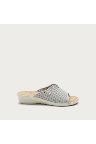 6012 Grey Terlik Kadın Diğer T4 429 Fe Fly Flot Cloth Slipper Fresh Classıc