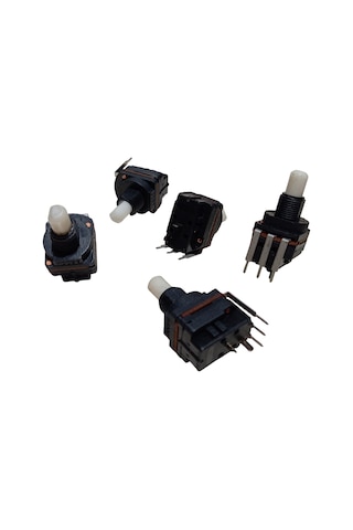 5 Adet B500k Anahtarlı Dimmer Potansiyometre 500k Dimmer Pot Somunsuz