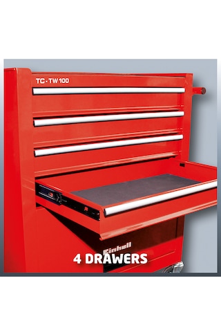 Einhell Tc-Tw 100 Takım Dolabı 4 Çekmeceli - 4510170