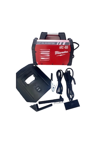 Milwaukee Eea408 Arc 950 Dc İnverter Dijital Kaynak Makinesi Kırmızı