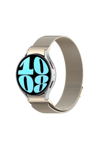 Galaxy Watch 6 44mm Uyumlu Krd-01 Metal Mkst Kordon-pembe