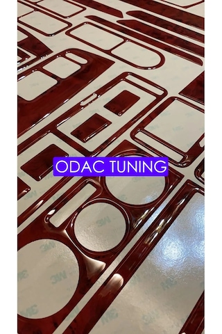 Passat B5, B5.5 Torpido, Konsol, Trim, Göğüs Kaplama Maun Renk