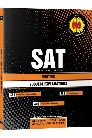 Sat Writing Subject Explanations Metropol Yayınları Sat Writing Subject Explanations Metropol Yayınları