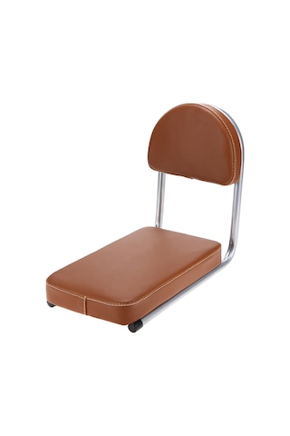 Suofeng Çocuk Bisiklet Koltuğu - Su Geçirmez Pu Deri, Kalın Süngerli Rahat Oturma, Kolay Montaj Kahverengi