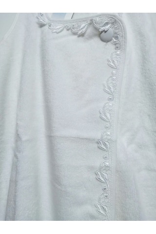 Soft Cotton İris Beyaz 2 Li Sauna Seti Beyaz