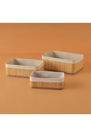 Bella Maison Bres Bambu Düzenleyici Kutu Naturel 29 x 19 CM
