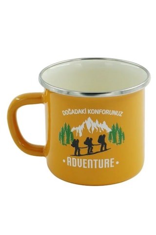 Orcamp Emaye Kupa 330 Ml Sarı Adventure Hardal