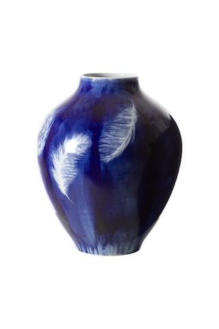 Mudo Home Amalfı Vazo 42x52 Cm Mavi
