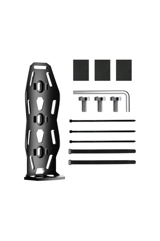 Enlee Bisiklet Ön Çatal Çanta Tutucu Braketi Hızlı Bırakma Bisiklet Montaj Tabanı - Dağ Bisikleti İçin