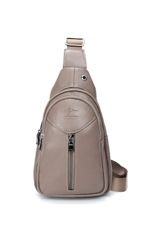 Kangaroo Kıngdom Kadın Hakiki Deri Body Bag Çapraz Sırt Çantası Kangaroo K. 1012-V
