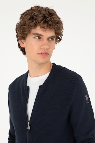 U.s. Polo Assn. Erkek Lacivert Hırka Triko 50293528-vr033 Lacivert