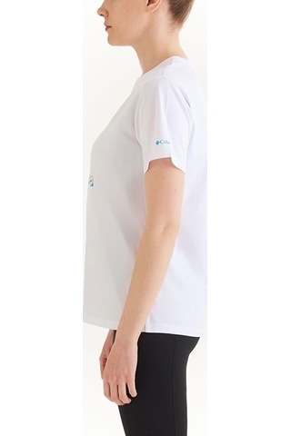 Columbia Csc Gem Wisterian Kadın Kısa Kollu T-shirt Beyaz Cs0367-100 001