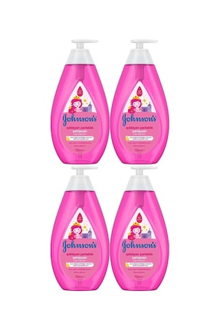 Johnsons Baby Bebek Şampuanı 750ml Işıldayan Parlaklık 4 Lü Set