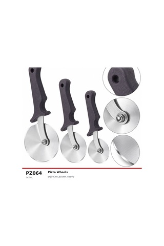 Fida Pizza Ruleti, Pizza Kesici - No:2 4100mm Gümüş
