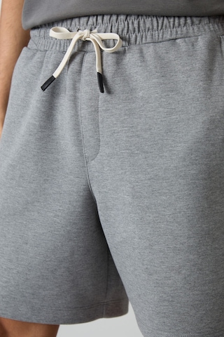 Air Jones Tommy Life Gri Melanj Pamuklu Kalın Yumuşak Dokulu Comfort Fit Basic Erkek Şort - 81274 GRI MELANJ